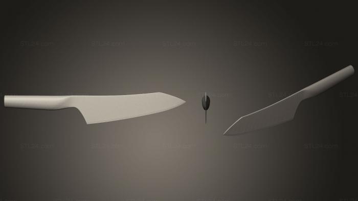 Weapon (Global Chefs Knife, WPN_0054) 3D models for cnc